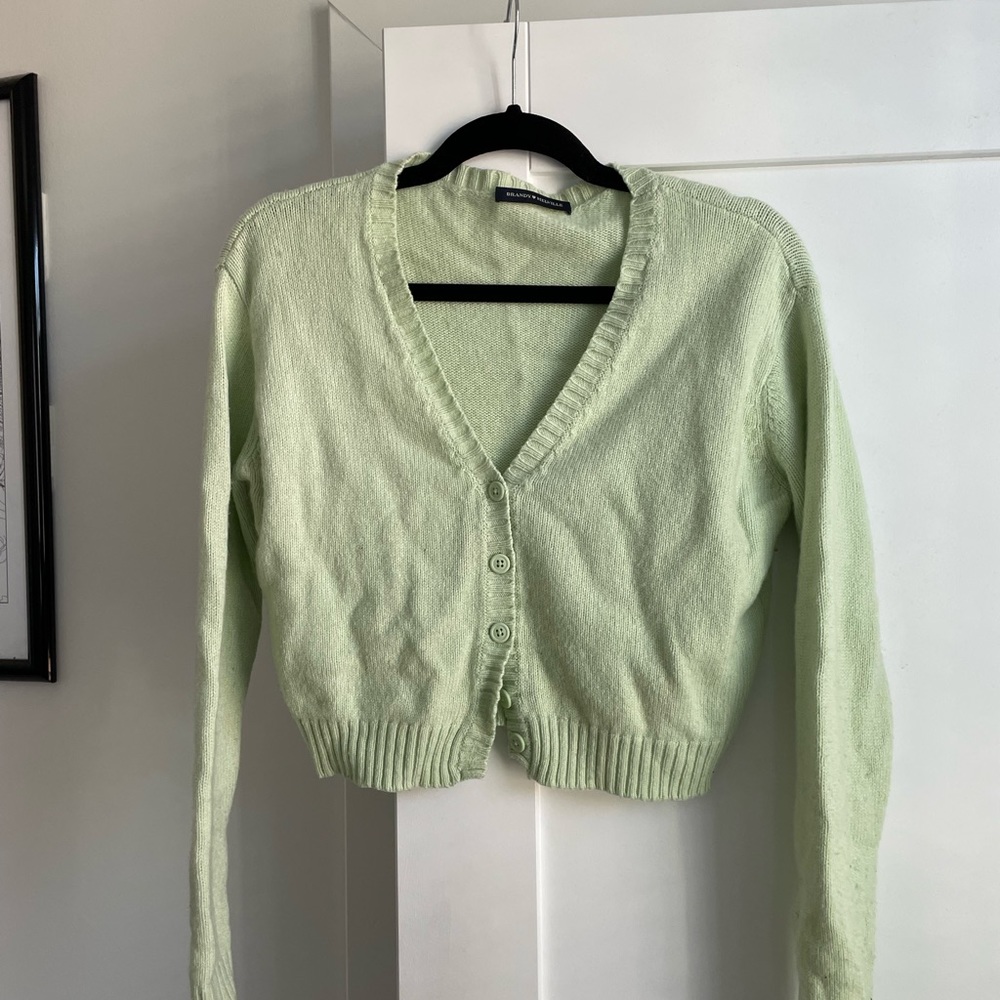 Cropped brandy melville sweater/cardigan